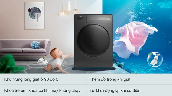 Tiện ích khi giặt